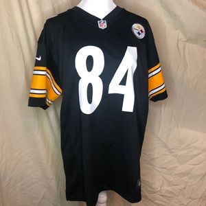 XL AUNTHENTIC NFL Steelers Jersey: Antonio Brown!